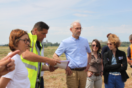 Chantier d'éradication d'une première station de Jussie à grandes fleurs dans la réserve 2