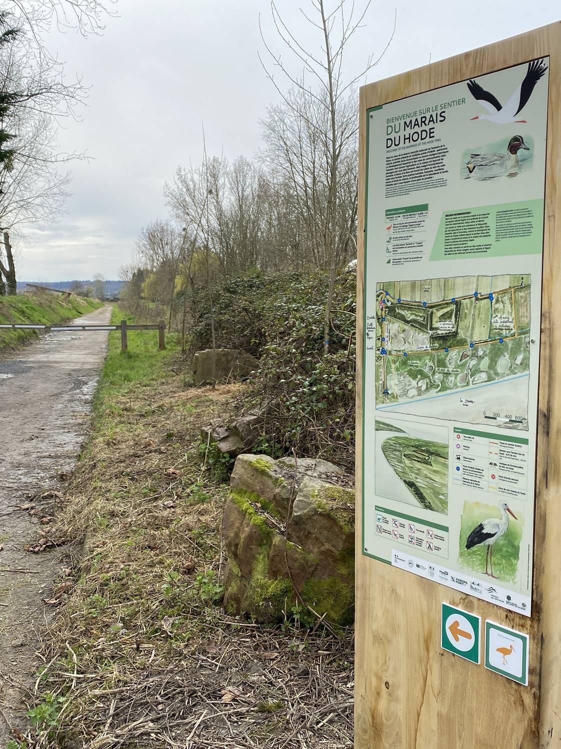 Ouverture d'un nouveau sentier dans la réserve naturelle