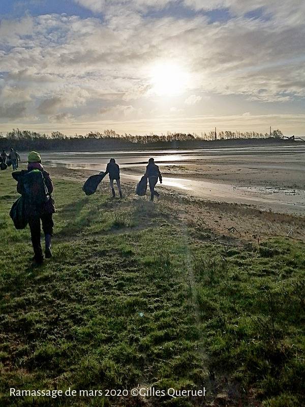 Opération de nettoyage du reposoir, le 28/02
