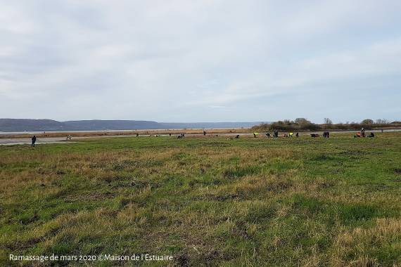 Opération de nettoyage du reposoir, le 28/02