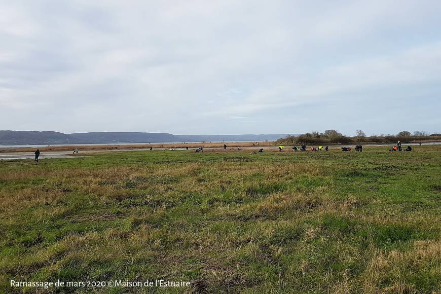 Opération de nettoyage du reposoir, le 28/02